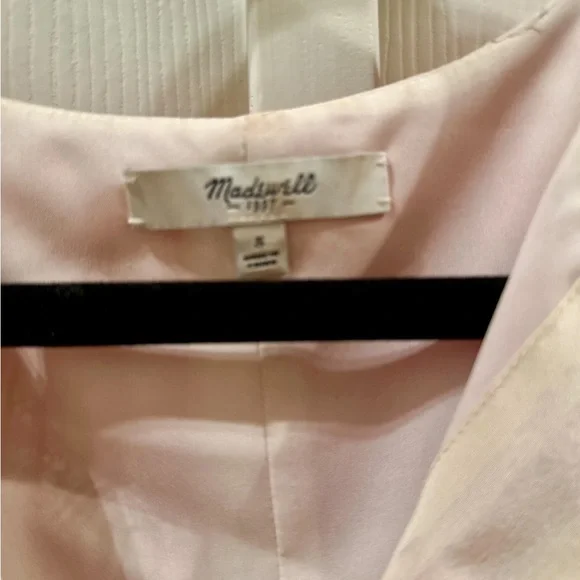 EUC *Madewell* Women's 100% Silk Tan Red Paisley Print Tunic Dress S - Picture 2 of 4